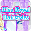 เกมส์ Frozen. Elsa Royal Hairstyles