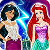 เกมส์ Jasmine vs. Ariel Fashion Battle