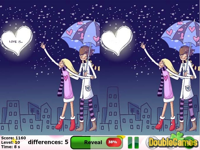 Valentine's Day: Spot the Difference Online Game